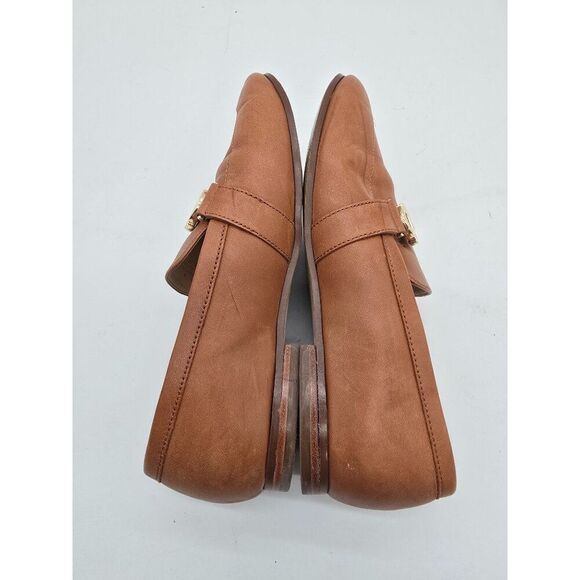 Cole Haan Womens Leather Loafers Gold Hardware Tan Size 7.5 - Picture 6 of 6